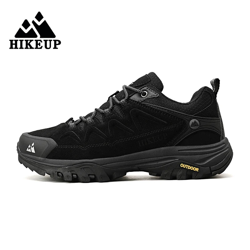 HIKEUP Leather Men‘s Outdoor Hiking Shoes