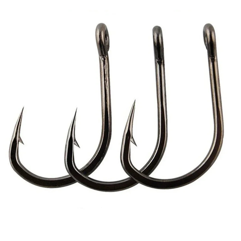 Carbon Steel Fishing Hooks Set