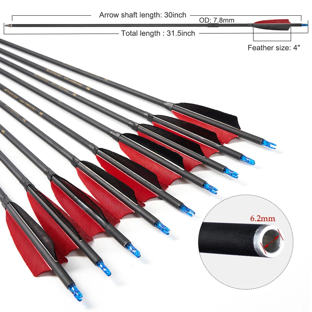 Archery Carbon Arrow 31.5inch Spine