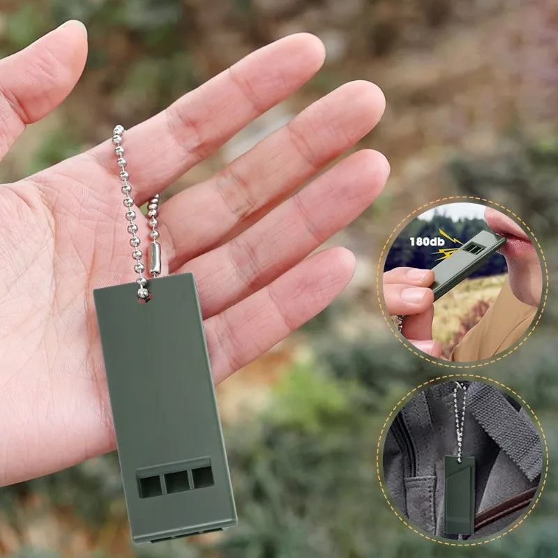 Portable High Decibel Survival Whistle