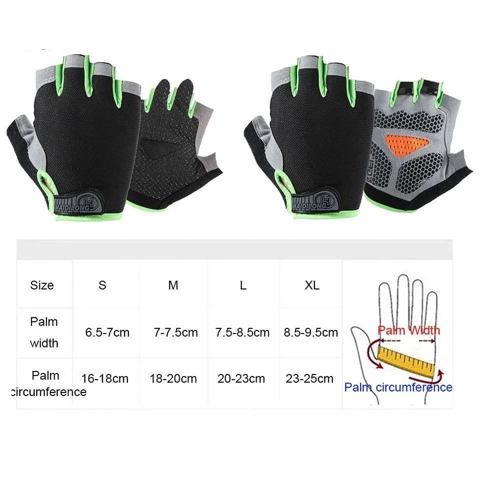 Breathable Half Finger Gloves