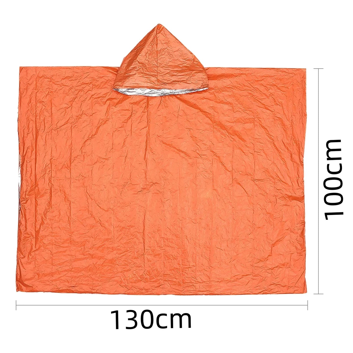 Emergency Waterproof Aluminum Film Raincoat