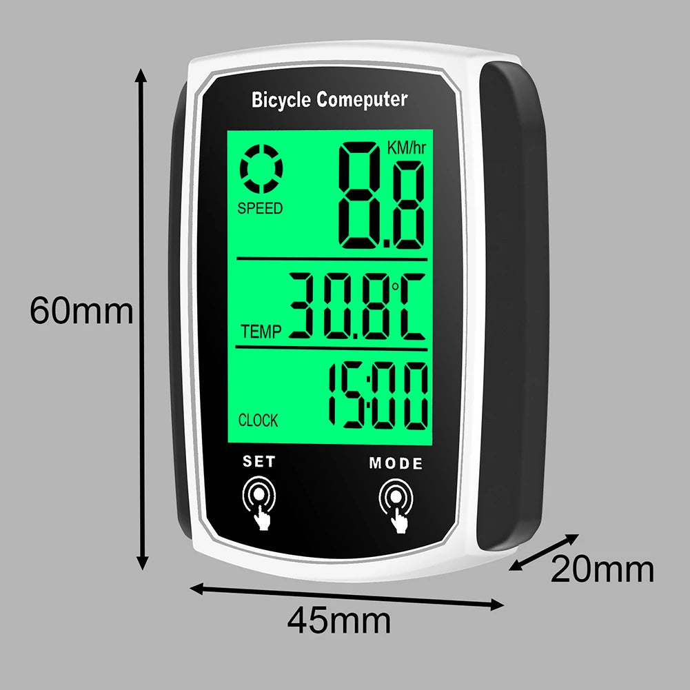 Bicycle  LCD Digital Wired  Speedometer