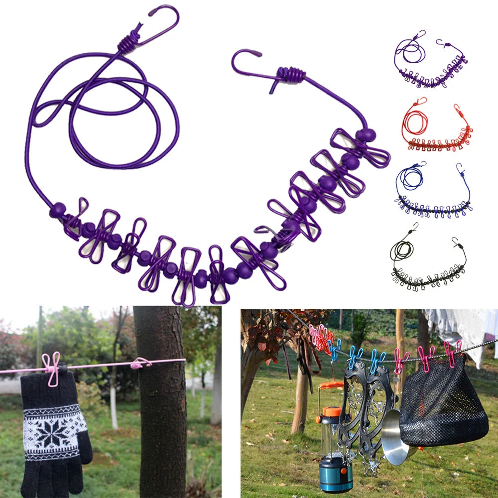 Non Slip Outdoor Camping clothesline